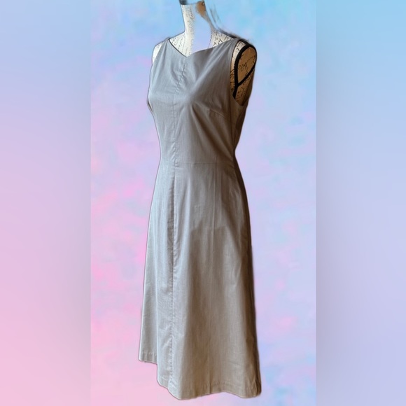 Express Cotton Blend Sleeveless Dress, A-Line, Cinched Bodice, Like New (8) - Picture 2 of 11